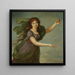 Portrait of a young girl under the features of Atalante - Élisabeth Louise Vigée Le Brun — framed artwork on a wall