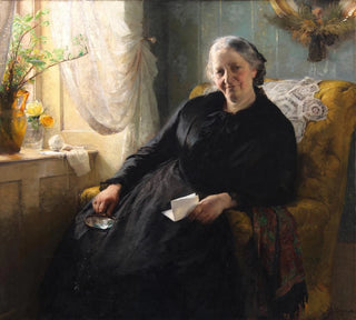 Bertha Wegmann - Portrait of Cecilie Trier ne Melchior.webp