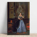 Reproductie van het schilderij Portret van Charlotte de Rothschild - Jean-Léon Gérôme