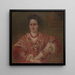 Portret van Dorothea A. Dreier - Walter Shirlaw — ingelijst kunstwerk aan de muur
