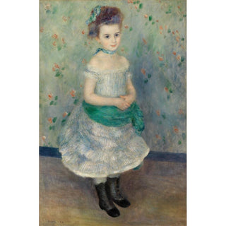 Portrait de Jeanne Durand-Ruel - Pierre-Auguste Renoir | Reproduction Tableau Décoration murale affiche copie