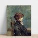 Reproductie van het schilderij portret van Jeanne Wenz - Henri de Toulouse-Lautrec