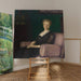 Reproductie van het schilderij Portret van Luise Bestehorn - Franz von Stuck