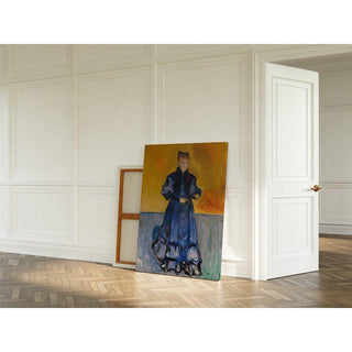 Portrait de Mme Förster-Nietzsche - Edvard Munch | Reproduction Tableau Décoration murale affiche copie