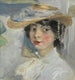 Portret van Natalia Goncharova - Michael Larionov — weergave van het kunstwerk
