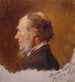 Portret van Simon Toldstad, studie - Adolph Tidemand — weergave van het kunstwerk