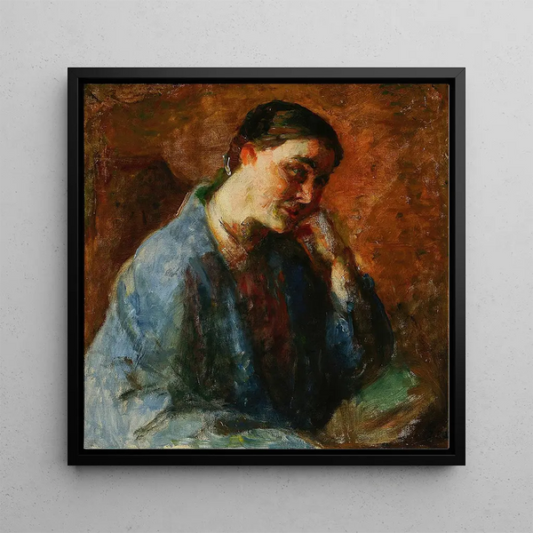 Portrait de l'épouse de l'artiste Esther Paulsen - Julius Paulsen