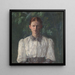 portret van de schilderes Helga Ring - Signe Scheel — ingelijst kunstwerk aan de muur