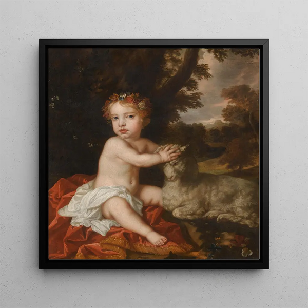 Portrait de la princesse Isabelle 1676-1680 fille du roi Jacques II et de Marie de Modène - Sir Peter Lely