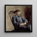 Portrait of the Composer Johan Backer Lunde - Harriet Backer — framed artwork on a wall