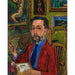 Reproductie van het schilderij van het portret van de dichter Joachim Gasquet - Raoul Dufy