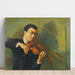 Reproductie van het schilderij portret van de violist Milstein - Moïse Kisling