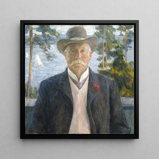 Portrait du compositeur Thorvald Lammers - Erik Werenskiold