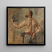 Portret van de beeldhouwer Friedrich - Lovis Corinth — ingelijst kunstwerk aan de muur