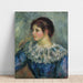 Reproductie van het schilderij portret in bust van een jonge meid - Pierre-Auguste Renoir