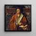 Geïdealiseerde portret van Virgilius - Cirkel van Ambrosius Holbein — ingelijst kunstwerk aan de muur