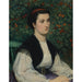 Reproductie van het schilderij Portret van een Dame - James Tissot