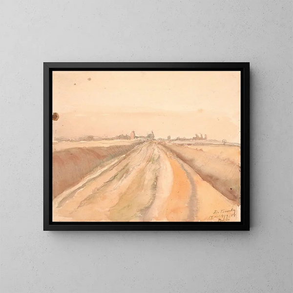 Frère Taarnby - Poul Simon Christiansen — ingelijst kunstwerk aan de muur