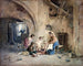 Het bad - Le Caravage — weergave van het kunstwerk