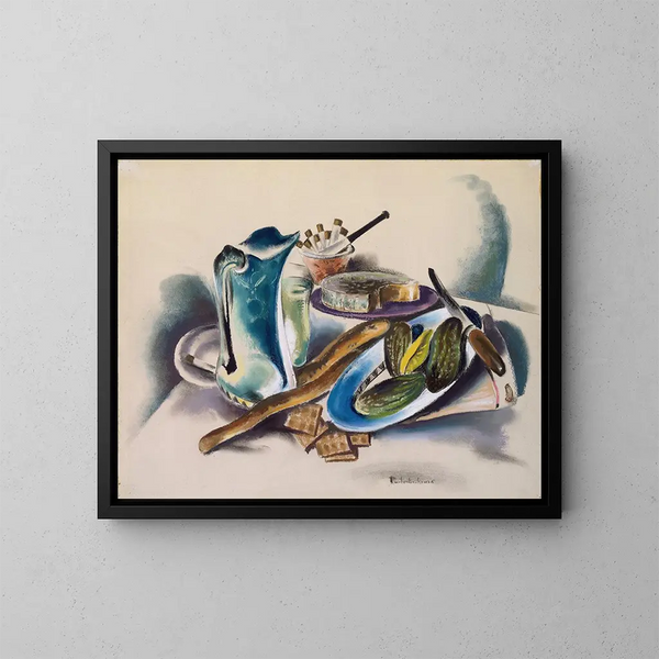 Natuurstudie - Preston Dickinson — ingelijst kunstwerk aan de muur