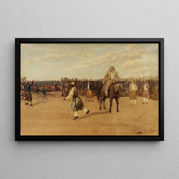 Prilidiano Pueyrredn - En El Corral.webp
