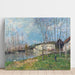 Reproductie van het schilderij Lente aan de oever van de Loing - Alfred Sisley