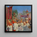 the Neustift am Walde Corpus Christi procession - Hans Larwin — framed artwork on a wall