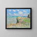 Reproductie van het schilderij van Claude Monet's schilderij Promenade sur la falaise, Pourville