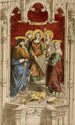 Assemblée de saints dans un décor d'architecture - Prosper Lafaye — weergave van het kunstwerk