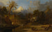 Landscape with Palms and Mountain View - Prosper Marilhat — artwork view