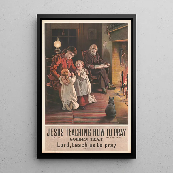 Providence Lith Co - Jesus teaching how to pray.webp