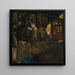 Quartier des pêcheurs le soir - Constant Permeke — ingelijst kunstwerk aan de muur