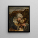 Pietà - Quentin Massys — framed artwork on a wall
