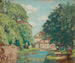 Sentier de halage au bord du canal à New Hope - Rae Sloan Bredin — weergave van het kunstwerk