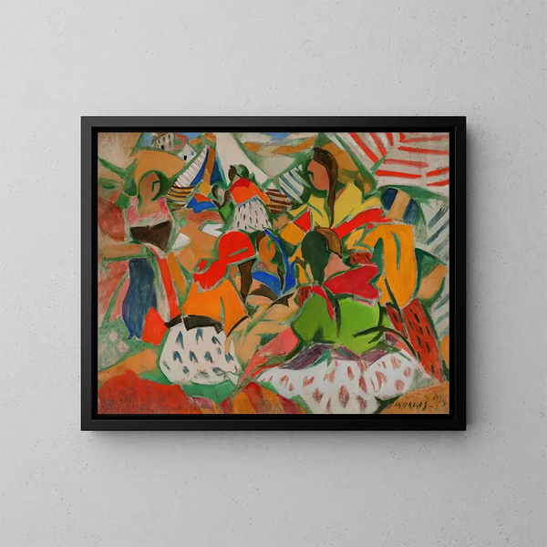 Zngaras - Rafael Barradas — ingelijst kunstwerk aan de muur