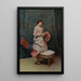 Aline tenant un chapeau - Raimundo de Madrazo y Garreta — ingelijst kunstwerk aan de muur