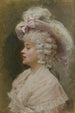 Une dame élégante - Raimundo de Madrazo y Garreta — weergave van het kunstwerk