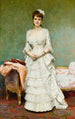 Avant le bal - Raimundo de Madrazo y Garreta — weergave van het kunstwerk