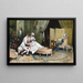 Flirt - Raimundo de Madrazo y Garreta — ingelijst kunstwerk aan de muur