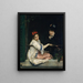 Meisjes aan het raam - Raimundo de Madrazo y Garreta — ingelijst kunstwerk aan de muur