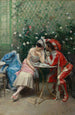 Mascarade - Raimundo de Madrazo y Garreta — weergave van het kunstwerk