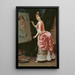 Model faisant des bêtises - Raimundo de Madrazo y Garreta — framed artwork on a wall