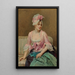 Portret van Aline Mason - Raimundo de Madrazo y Garreta — ingelijst kunstwerk aan de muur