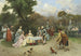 Prinses in de tuinen van Versailles - Raimundo de Madrazo y Garreta — weergave van het kunstwerk