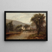 Landschap met heuvels - Ralph Albert Blakelock — ingelijst kunstwerk aan de muur