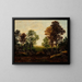 Landschap met bomen - Ralph Albert Blakelock — ingelijst kunstwerk aan de muur