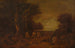 Landschap bij maanlicht met Indianen - Ralph Albert Blakelock — weergave van het kunstwerk