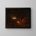 De bouwers van kano's - Ralph Albert Blakelock — ingelijst kunstwerk aan de muur