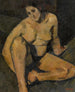 Nude Sitting Painting - Ramah — artwork view