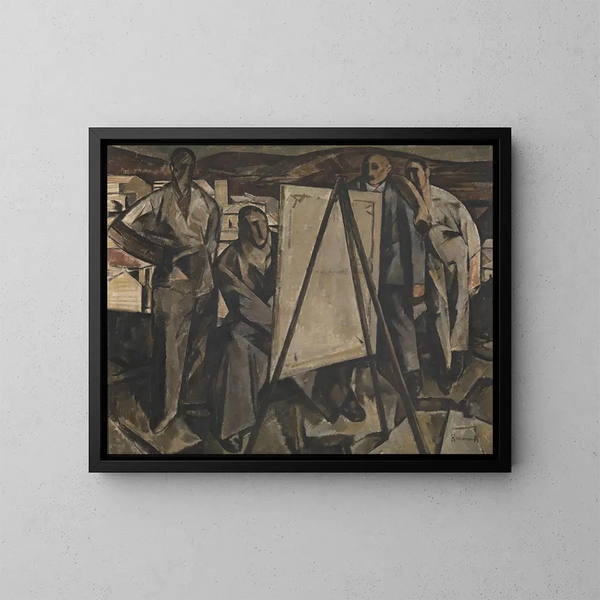 De schilder Ramah 1922 - Ramah — ingelijst kunstwerk aan de muur